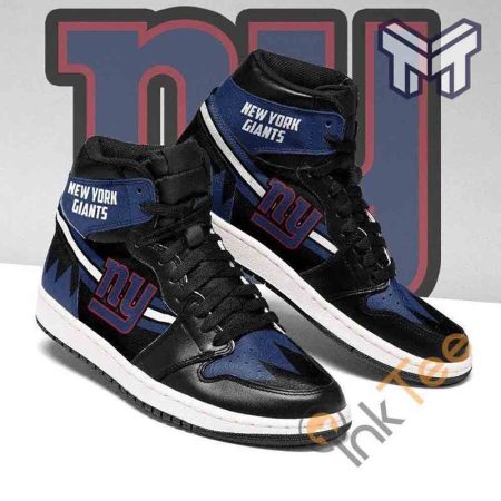 New York Giants AJ1 High Sneakers Shoes For Men And Women