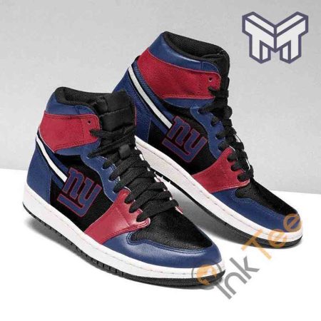 New York Giants AJ1 High Sneakers Shoes For Men And Women