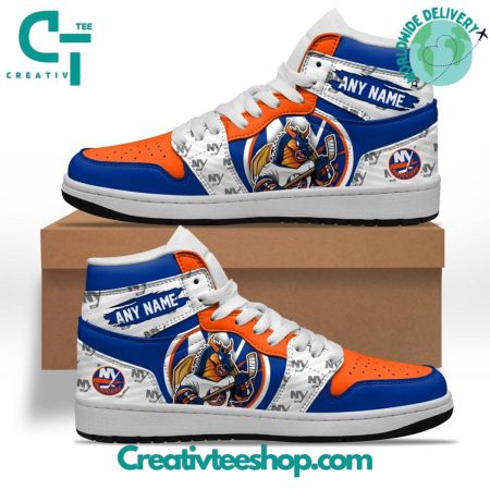 New York Islanders AJ1 High Sneakers Shoes For Men And Women