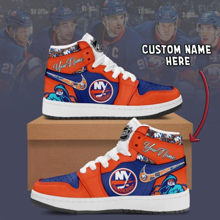 New York Islanders AJ1 High Sneakers Shoes For Men And Women