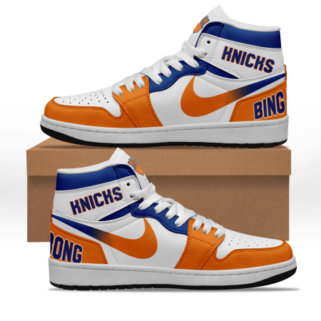 New York Knicks AJ1 High Sneakers Shoes For Men And Women