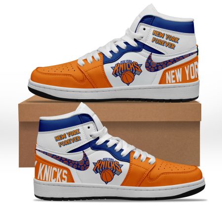 New York Knicks AJ1 High Sneakers Shoes For Men And Women