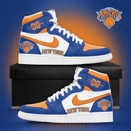 New York Knicks AJ1 High Sneakers Shoes For Men And Women