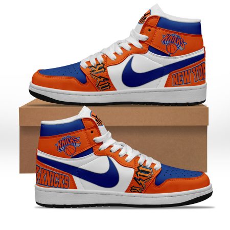 New York Knicks AJ1 High Sneakers Shoes For Men And Women