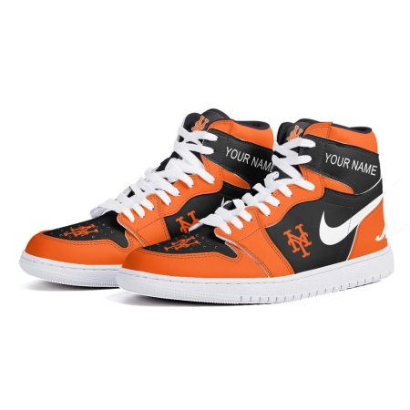 New York Mets AJ1 High Sneakers Shoes For Men And Women