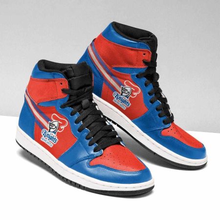 Newcastle Knights NRL AJ1 High Sneakers Shoes For Men And Women