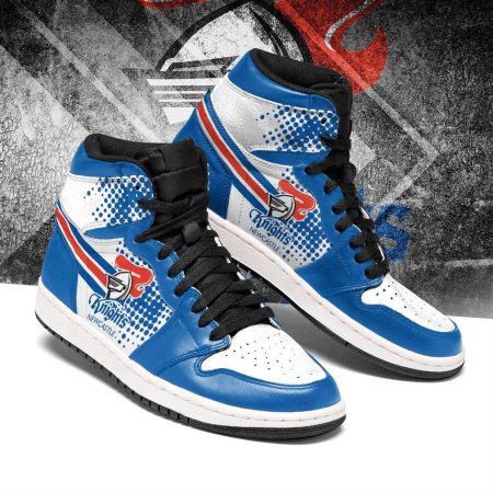 Newcastle Knights NRL AJ1 High Sneakers Shoes For Men And Women