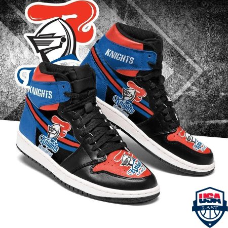 Newcastle Knights NRL AJ1 High Sneakers Shoes For Men And Women