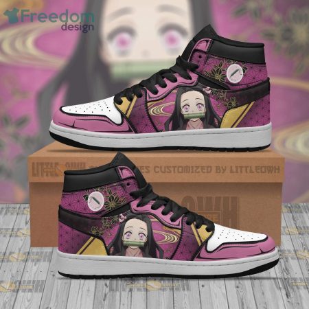 Nezuko AJ1 High Sneakers Shoes For Men And Women