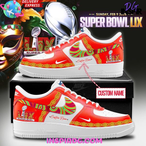 NFL Super Bowl LIX Limited Edition Nike Air Force 1 NF Air Low-Top Sneakers Shoes For Men And Women