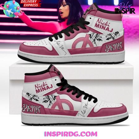 Nicki Minaj AJ1 High Sneakers Shoes For Men And Women