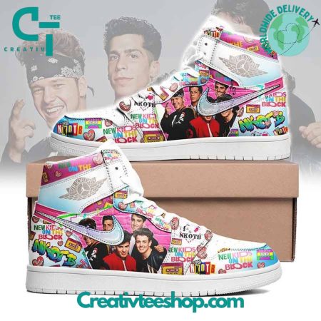 NKOTB Band  AJ1 High Sneakers Shoes For Men And Women