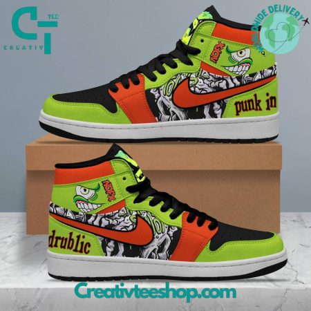 NOFX Punk in Public  AJ1 High Sneakers Shoes For Men And Women