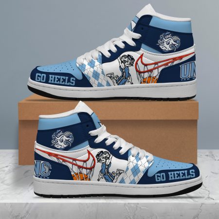 North Carolina Tar Heels AJ1 High Sneakers Shoes For Men And Women