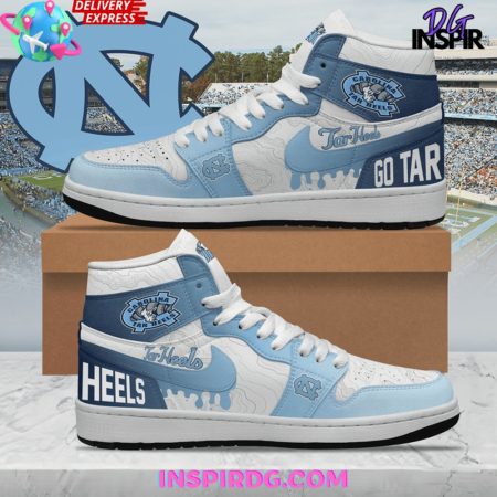 North Carolina Tar Heels AJ1 High Sneakers Shoes For Men And Women