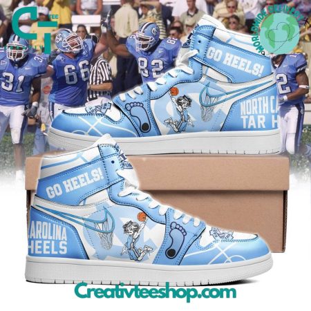 North Carolina Tar Heels AJ1 High Sneakers Shoes For Men And Women
