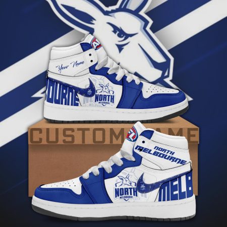 North Melbourne AJ1 High Sneakers Shoes For Men And Women
