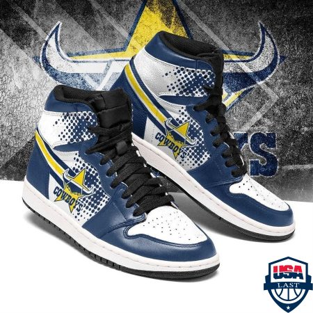 North Queensland Cowboys NRL AJ1 High Sneakers Shoes For Men And Women
