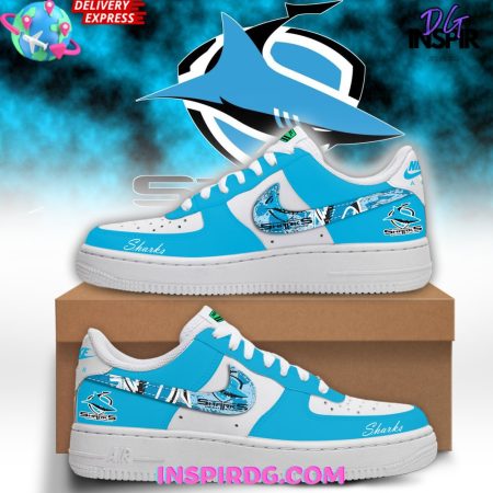 NRL Cronulla Sharks Air Low-Top Sneakers Shoes For Men And Women