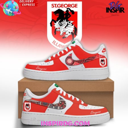 NRL St George Illawarra Dragons Air Low-Top Sneakers Shoes For Men And Women