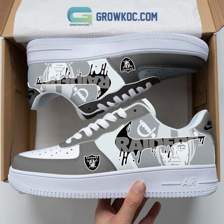 Oakland Raiders Air Low-Top Sneakers Shoes For Men And Women