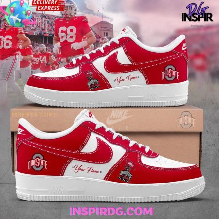 Ohio State Buckeye Air Low-Top Sneakers Shoes For Men And Women