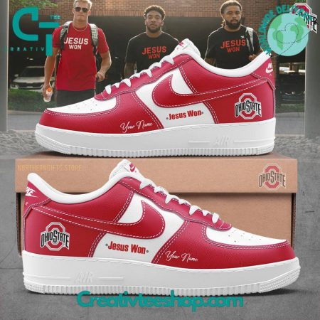 Ohio State Buckeyes Air Low-Top Sneakers Shoes For Men And Women