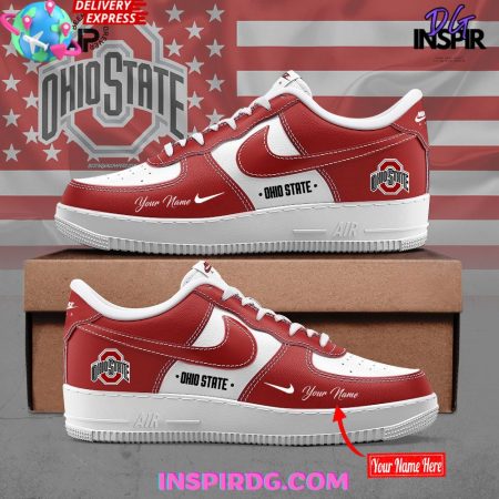 Ohio State Buckeyes Air Low-Top Sneakers Shoes For Men And Women