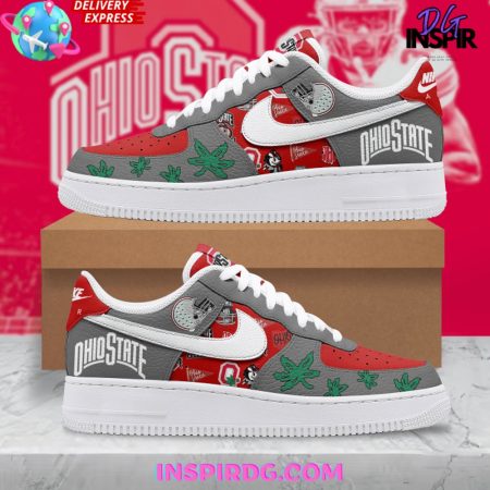 Ohio State Buckeyes Air Low-Top Sneakers Shoes For Men And Women