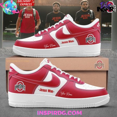 Ohio State Football Air Low-Top Sneakers Shoes For Men And Women