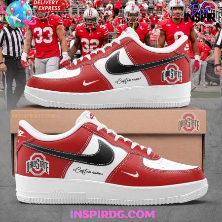 Ohio State Football Air Low-Top Sneakers Shoes For Men And Women