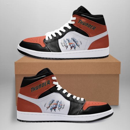 Oklahoma City Thunder AJ1 High Sneakers Shoes For Men And Women
