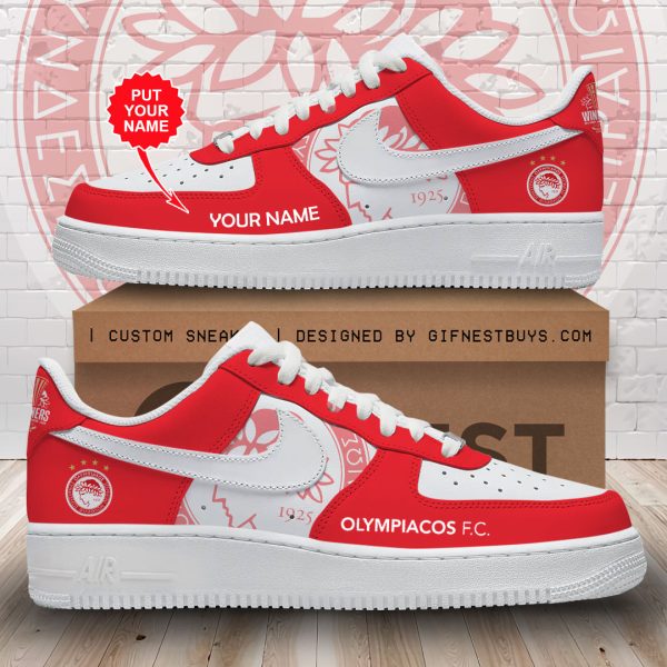 Olympiakos F.C. Air Low-Top Sneakers Shoes For Men And Women