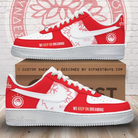 Olympiakos F.C. Air Low-Top Sneakers Shoes For Men And Women