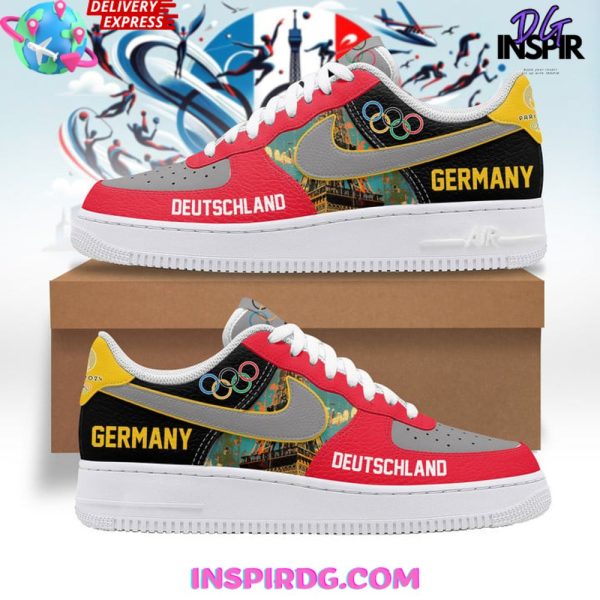 Olympic Paris Germany Nation Air Low-Top Sneakers Shoes For Men And Women