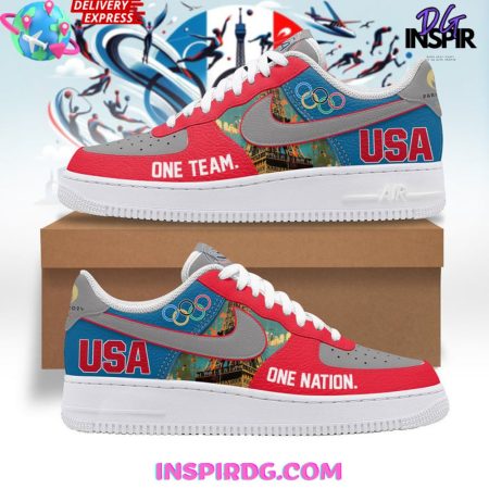 Olympic Paris USA Nation Air Low-Top Sneakers Shoes For Men And Women