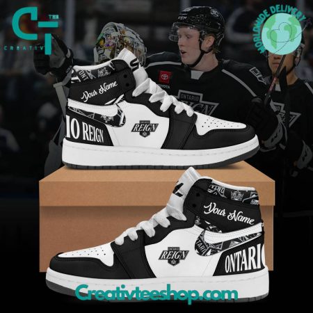 Ontario Reign  AJ1 High Sneakers Shoes For Men And Women