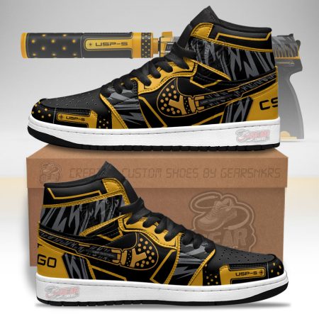 Orion Usp-S Counter Strike Skins AJ1 High Sneakers Shoes For Men And Women