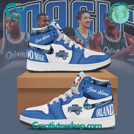 Orlando Magic AJ1 High Sneakers Shoes For Men And Women