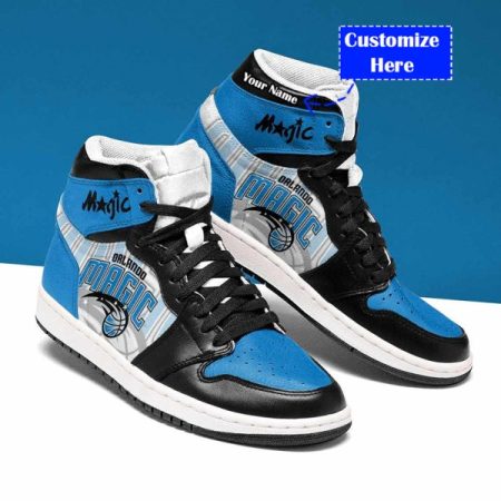 Orlando Magic NBA AJ1 High Sneakers Shoes For Men And Women