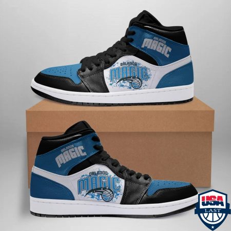 Orlando Magic NBA AJ1 High Sneakers Shoes For Men And Women