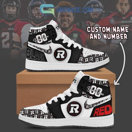 Ottawa Redblacks  AJ1 High Sneakers Shoes For Men And Women