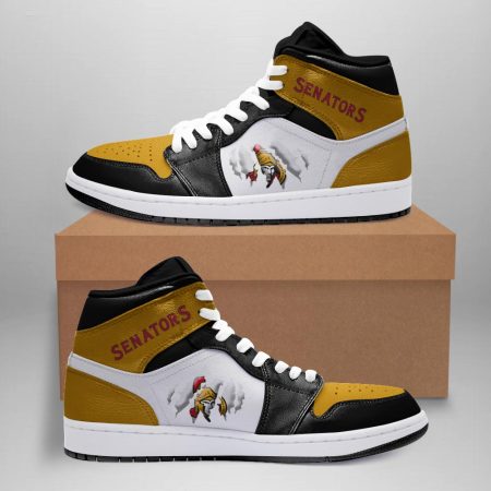 Ottawa Senators AJ1 High Sneakers Shoes For Men And Women