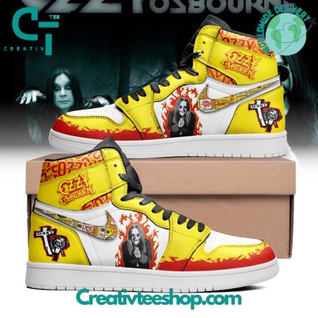 Ozzy Osbourne  AJ1 High Sneakers Shoes For Men And Women