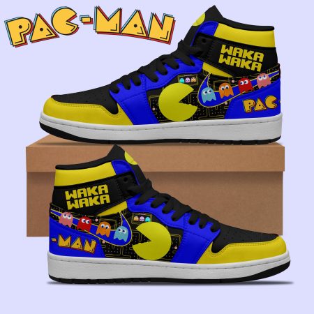 Pac-Man AJ1 High Sneakers Shoes For Men And Women