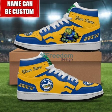 Parramatta Eels AJ1 High Sneakers Shoes For Men And Women