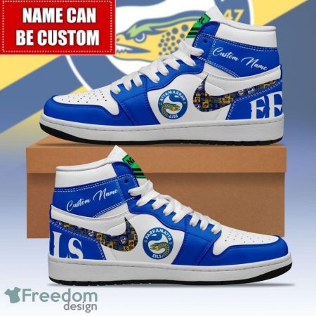 Parramatta Eels AJ1 High Sneakers Shoes For Men And Women