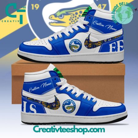 Parramatta Eels AJ1 High Sneakers Shoes For Men And Women