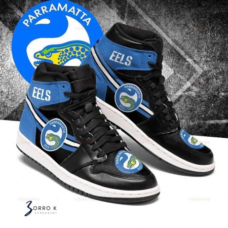 Parramatta Eels NRL AJ1 High Sneakers Shoes For Men And Women