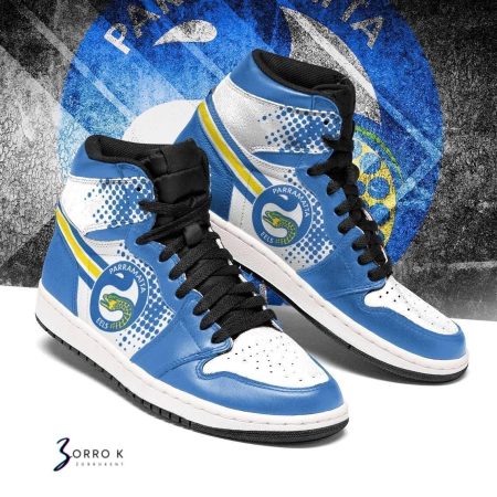 Parramatta Eels NRL AJ1 High Sneakers Shoes For Men And Women